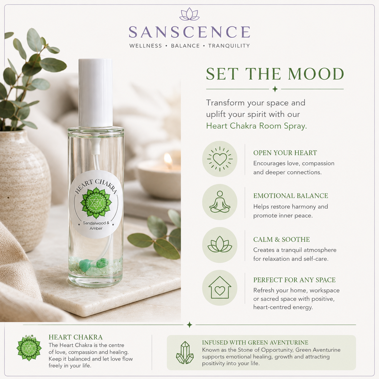 Heart Chakra Room Spray