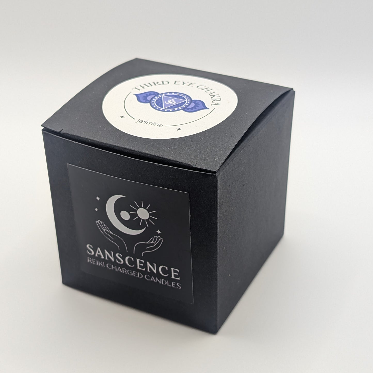 Black box with Sanscience branding on a white background
