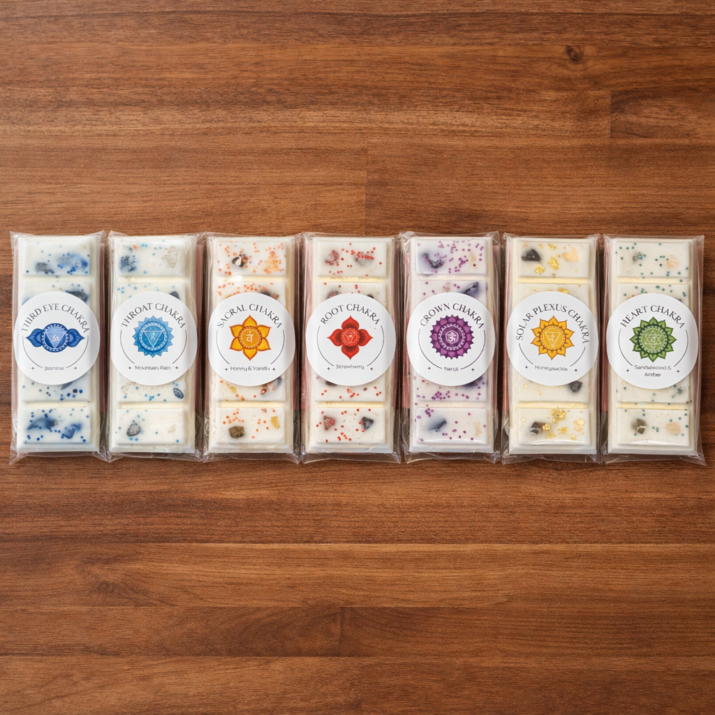 Crown Chakra Reiki Charged Wax Melt - Neroli & Amethyst