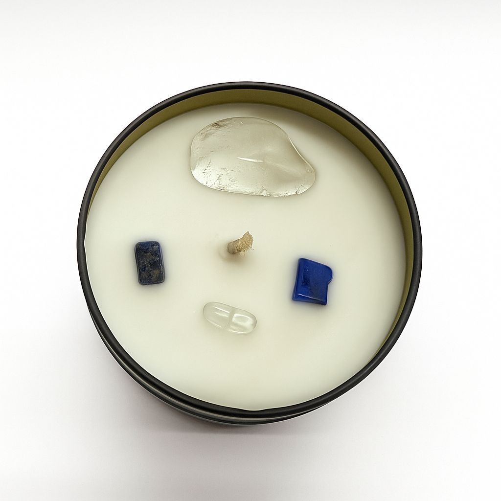 7 Reiki Charged Tin Candles Set