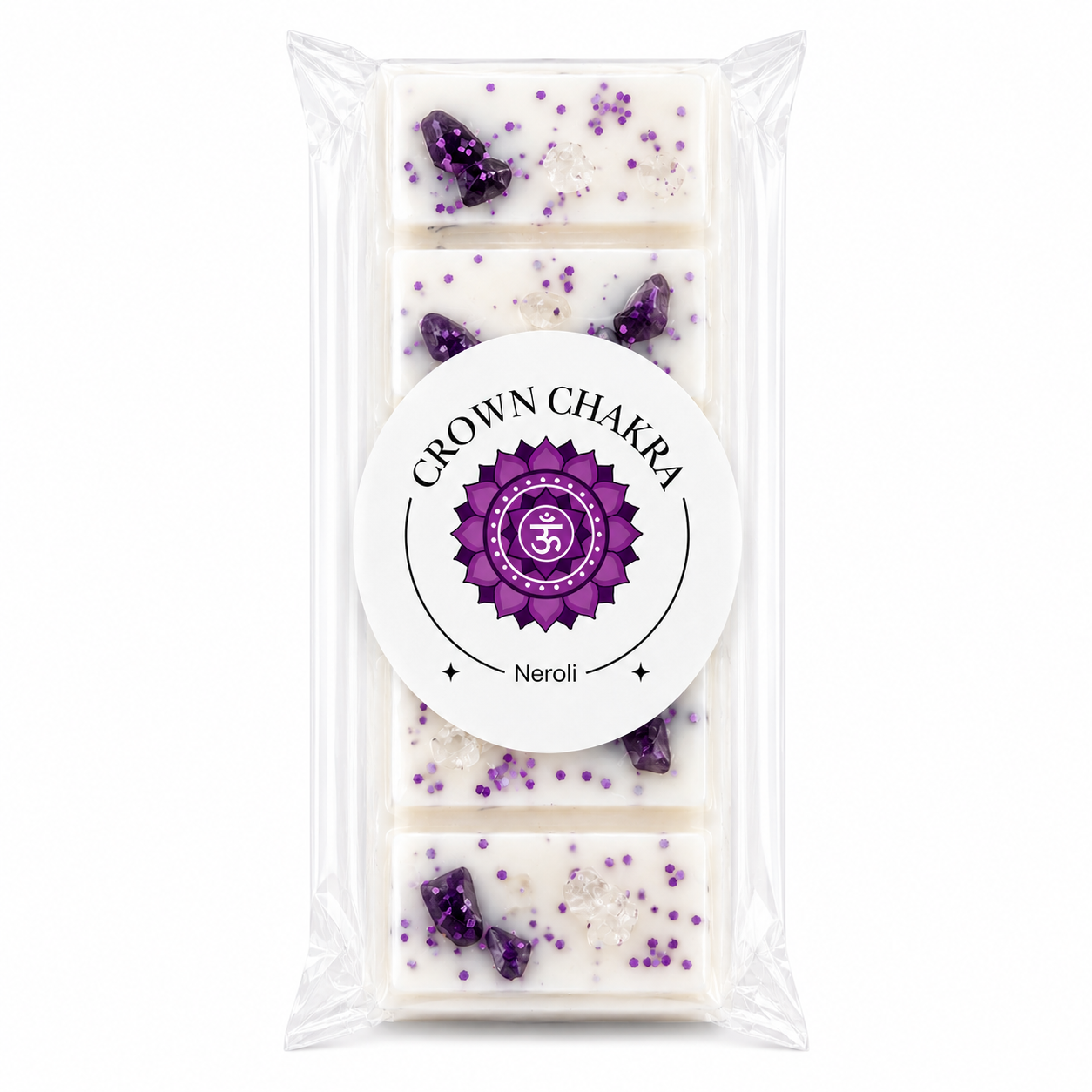 Crown Chakra Reiki Charged Wax Melt - Neroli & Amethyst
