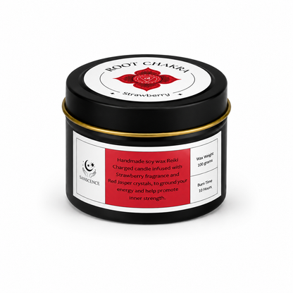7 Reiki Charged Tin Candles Set