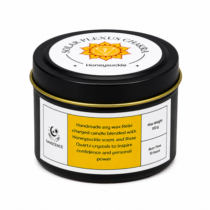 7 Reiki Charged Tin Candles Set
