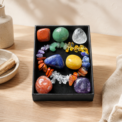 Reiki Crystals & Bracelet Gift Set