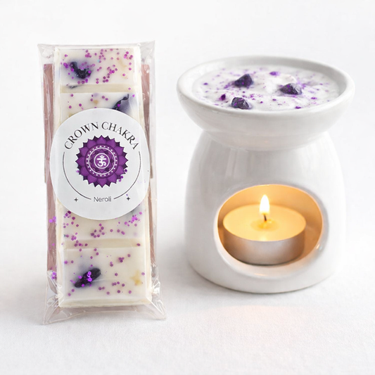 Crown Chakra Reiki Charged Wax Melt - Neroli & Amethyst