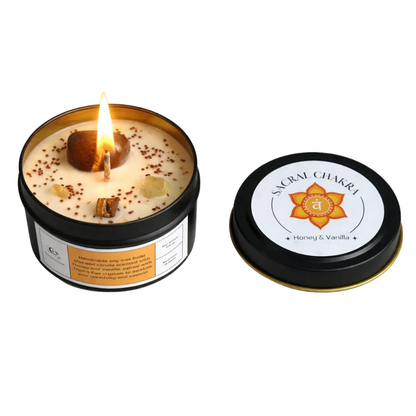 7 Reiki Charged Tin Candles Set